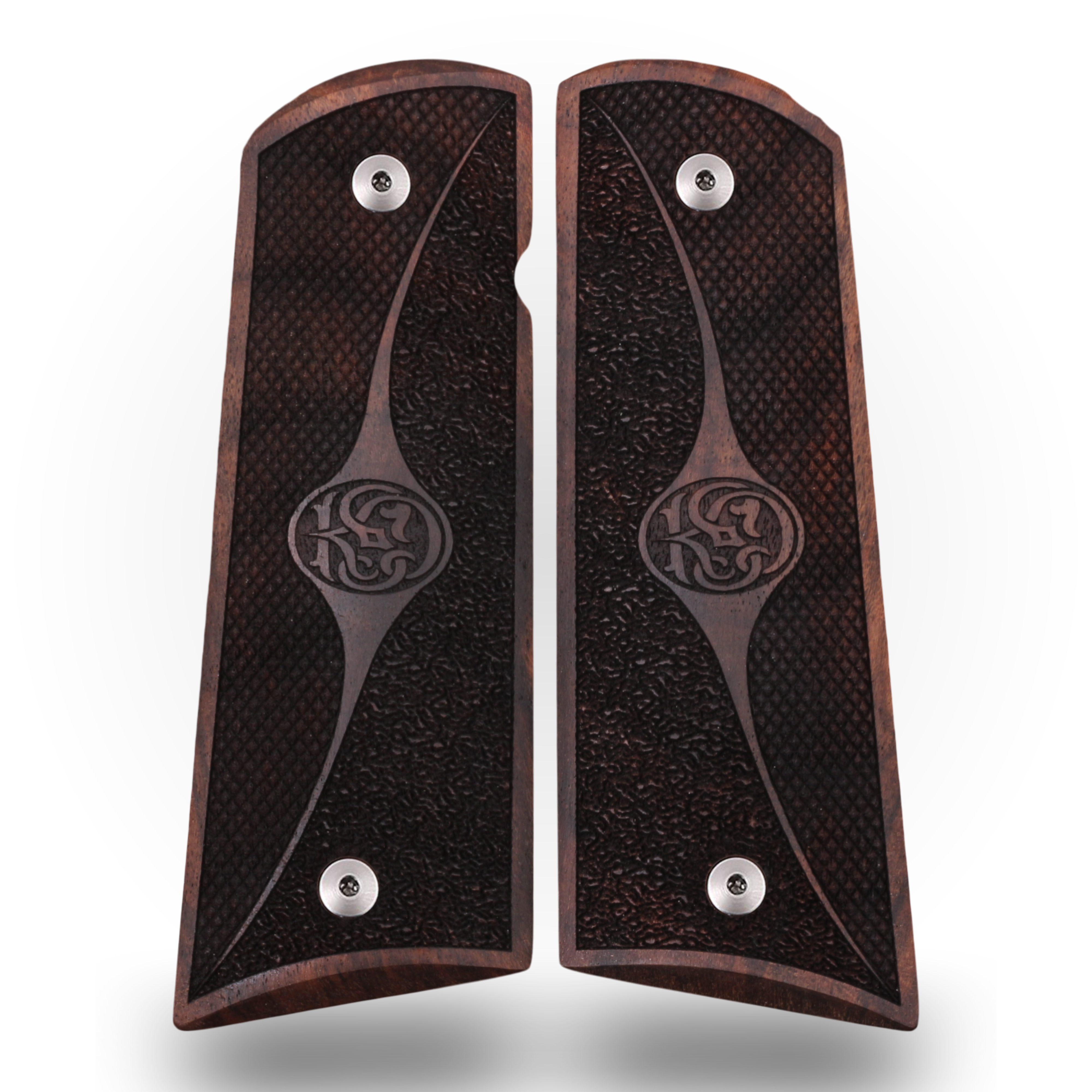 Colt 1911 FIT Model Les Baer, Nowlin, Springfield, Kimber Ceviz Ağacı Lazer Logo 