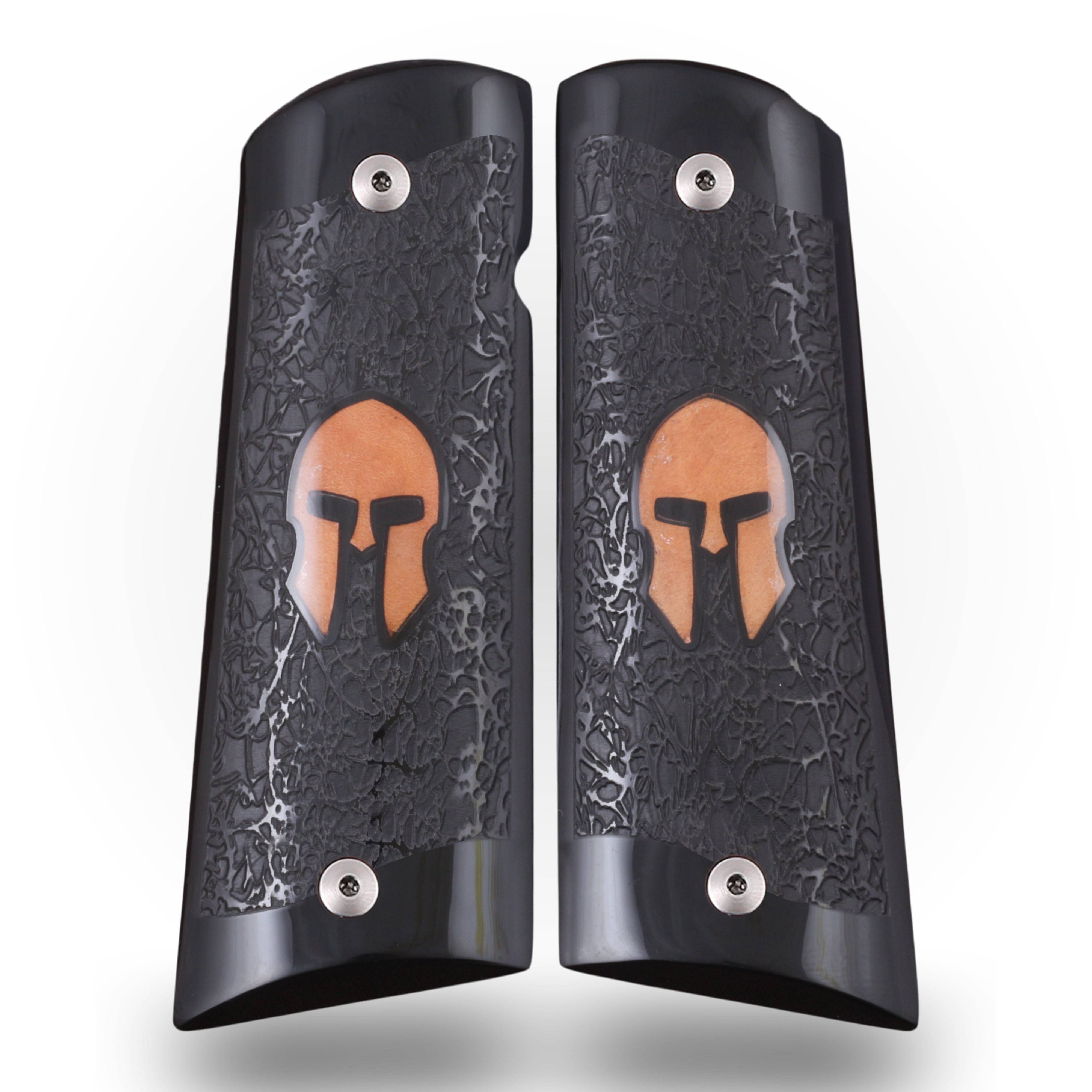 Colt 1911 FIT Model Les Baer, Nowlin, Springfield, Kimber Siyah Akrilik Pirinç Logo 