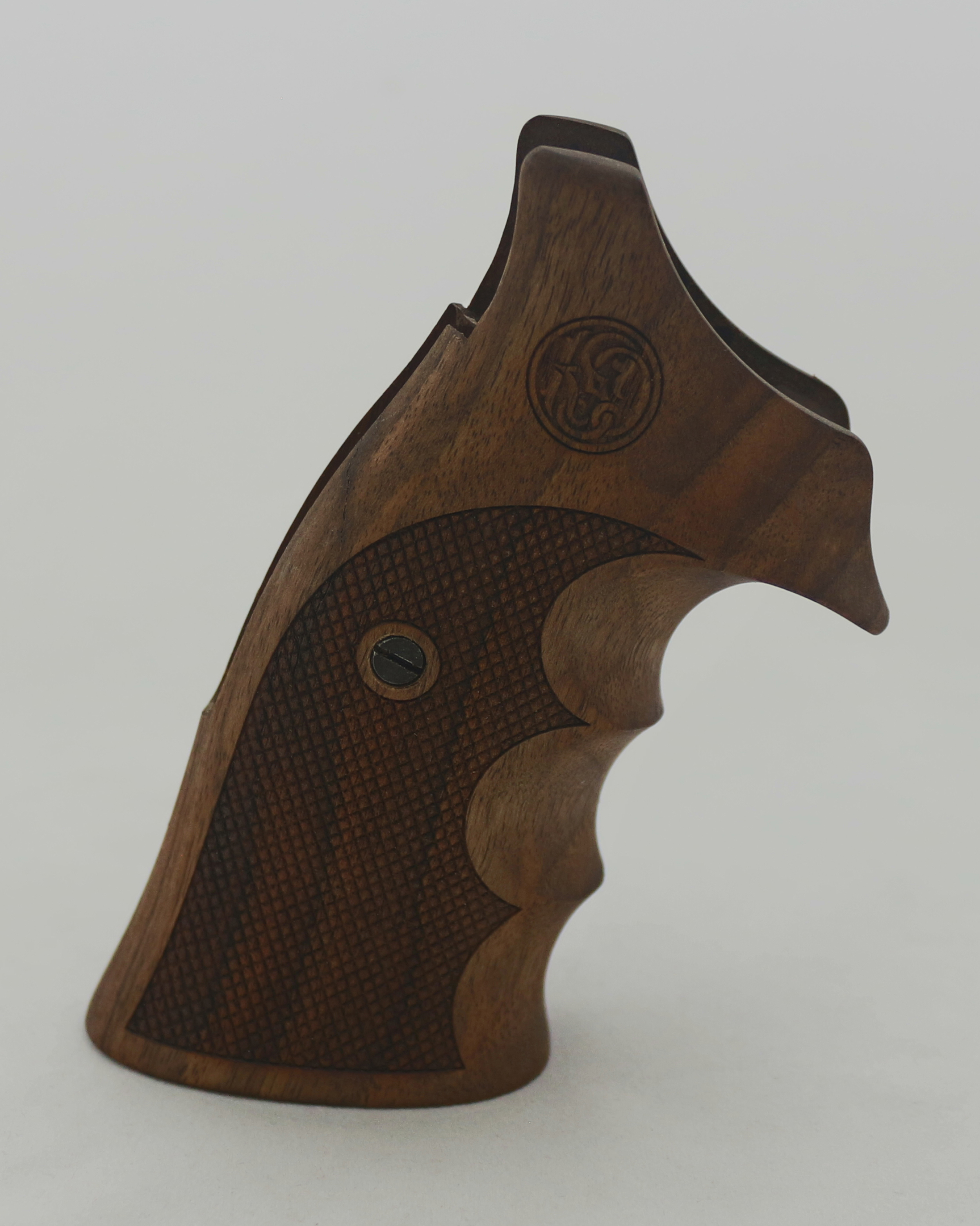 Smith Wesson K/L - Frame Square Butt Ceviz Ağacı Lazer Logo 