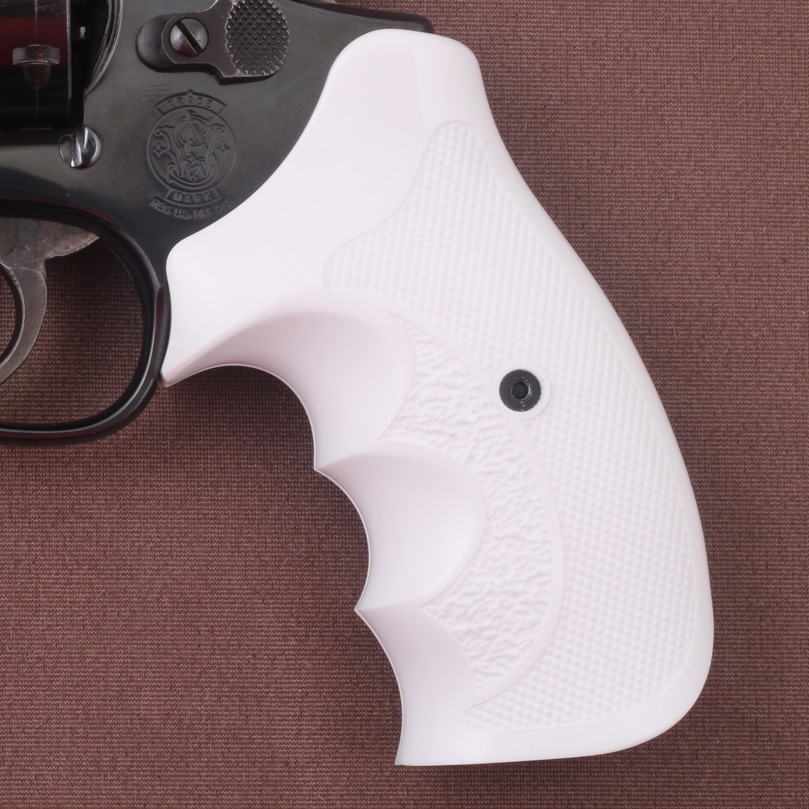 Smith Wesson K/L/X - Frame Round Butt Beyaz Akrilik Logo Yok 