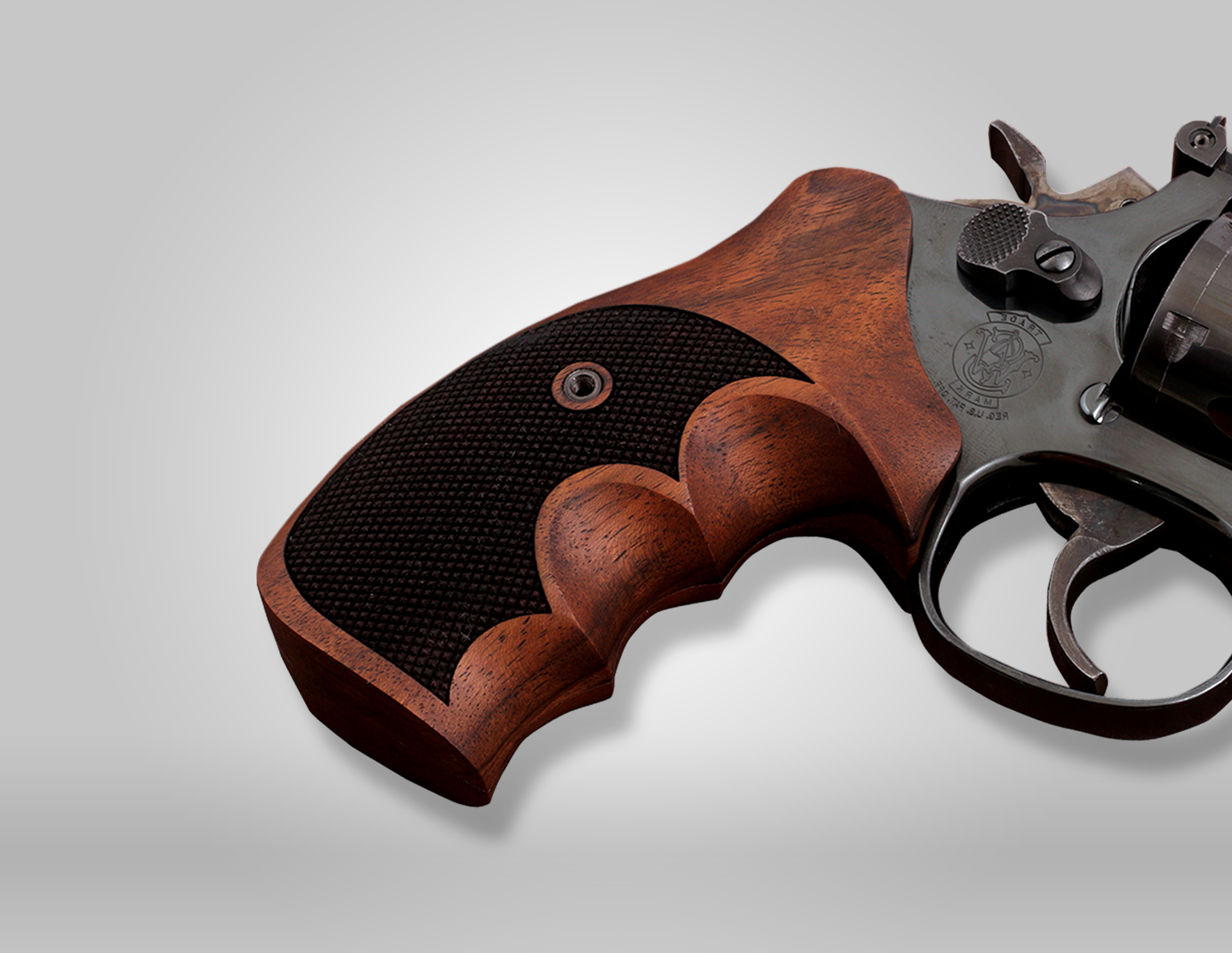 Smith Wesson K/L/X - Frame Round Butt Ceviz Ağacı Logo Yok 