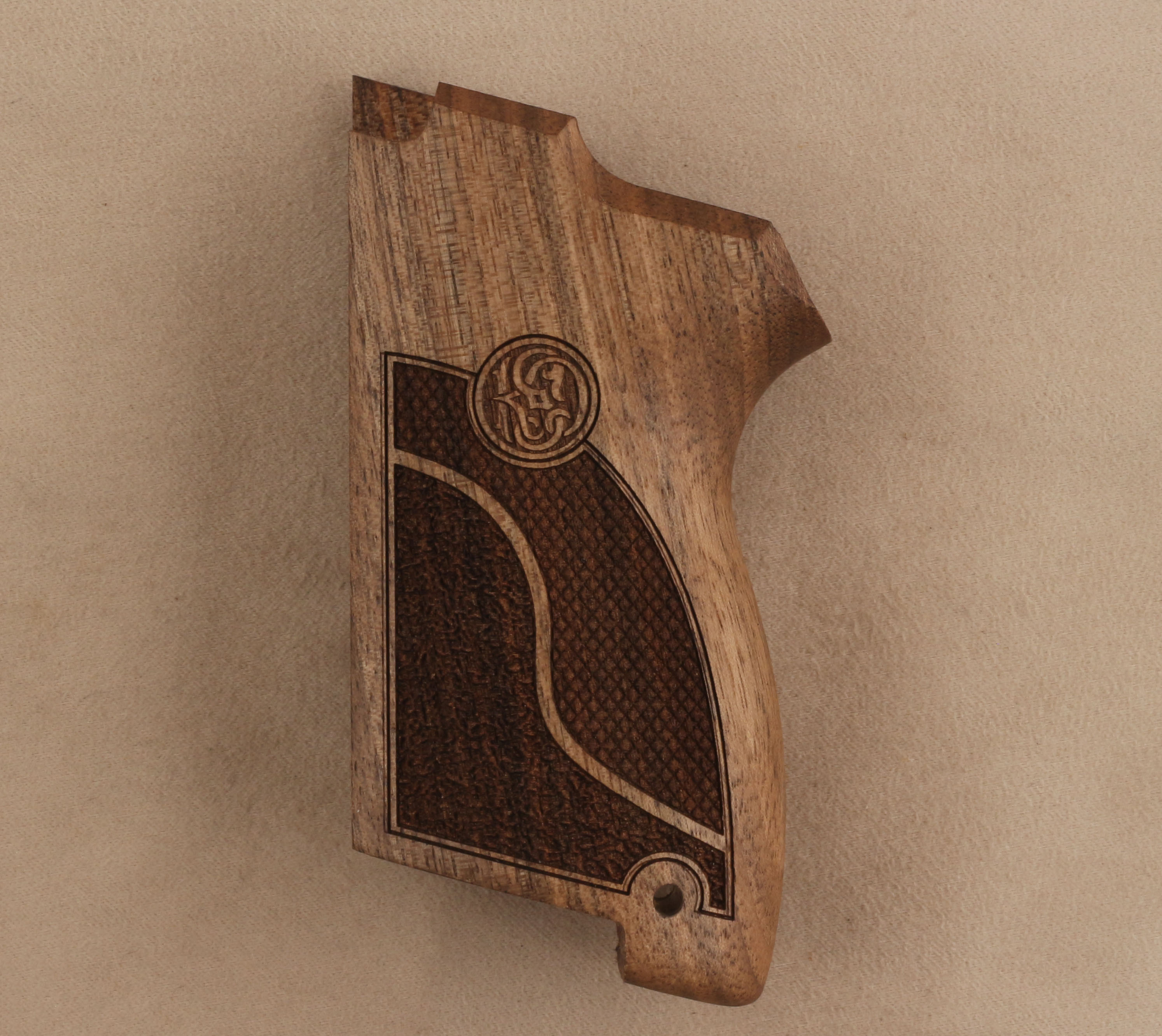 Smith Wesson CS9 Ceviz Ağacı Lazer Logo 