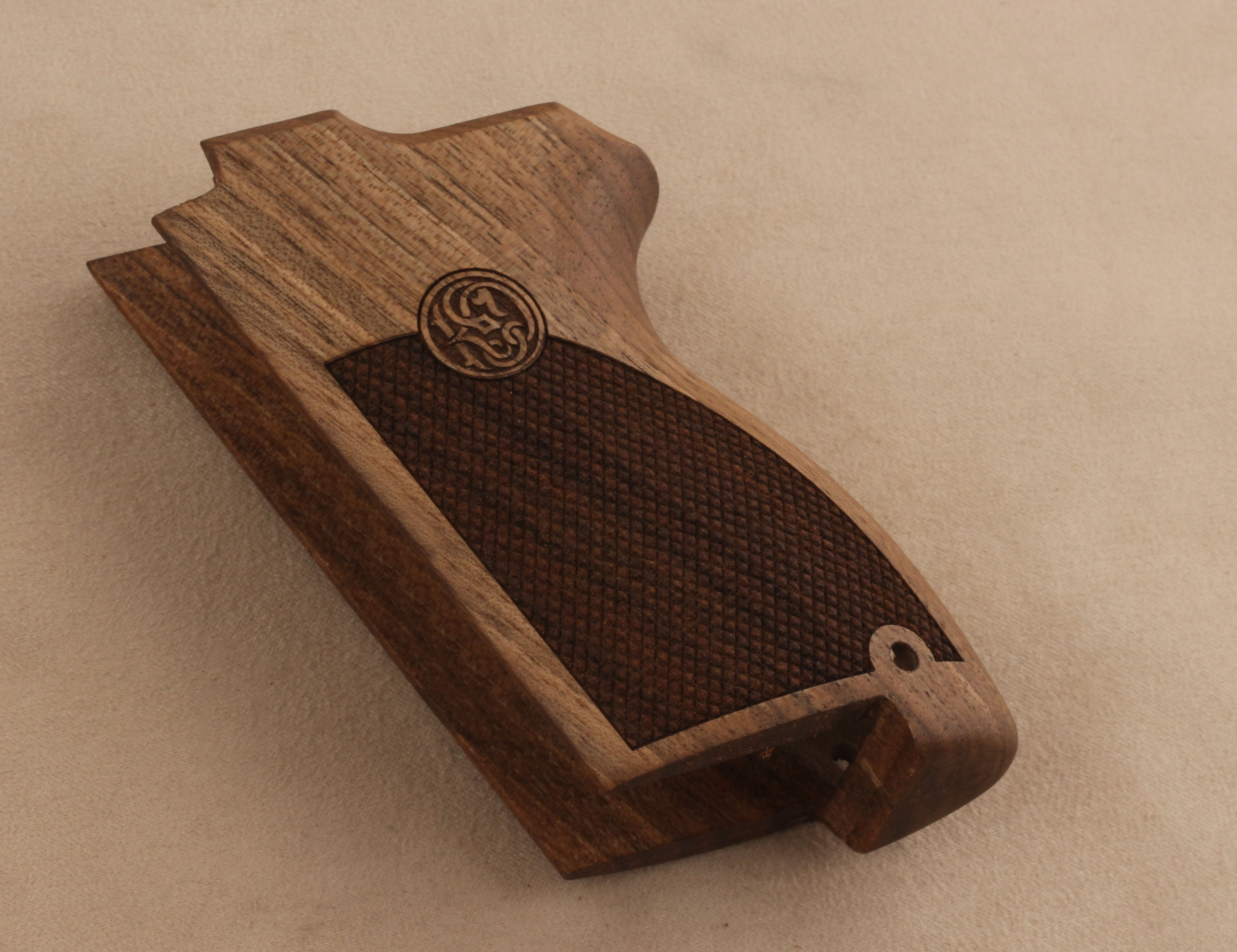 Smith Wesson CS9 Ceviz Ağacı Lazer Logo 
