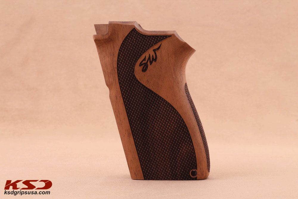 Smith Wesson 3913 TSW Ceviz Ağacı Lazer Logo 