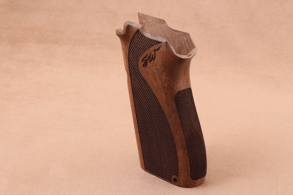 Smith Wesson 3904/3906 Ceviz Ağacı Lazer Logo 