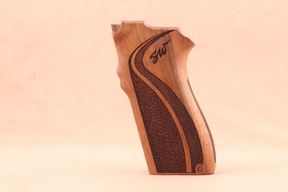 Smith Wesson 5904-5906 Ceviz Ağacı Lazer Logo 