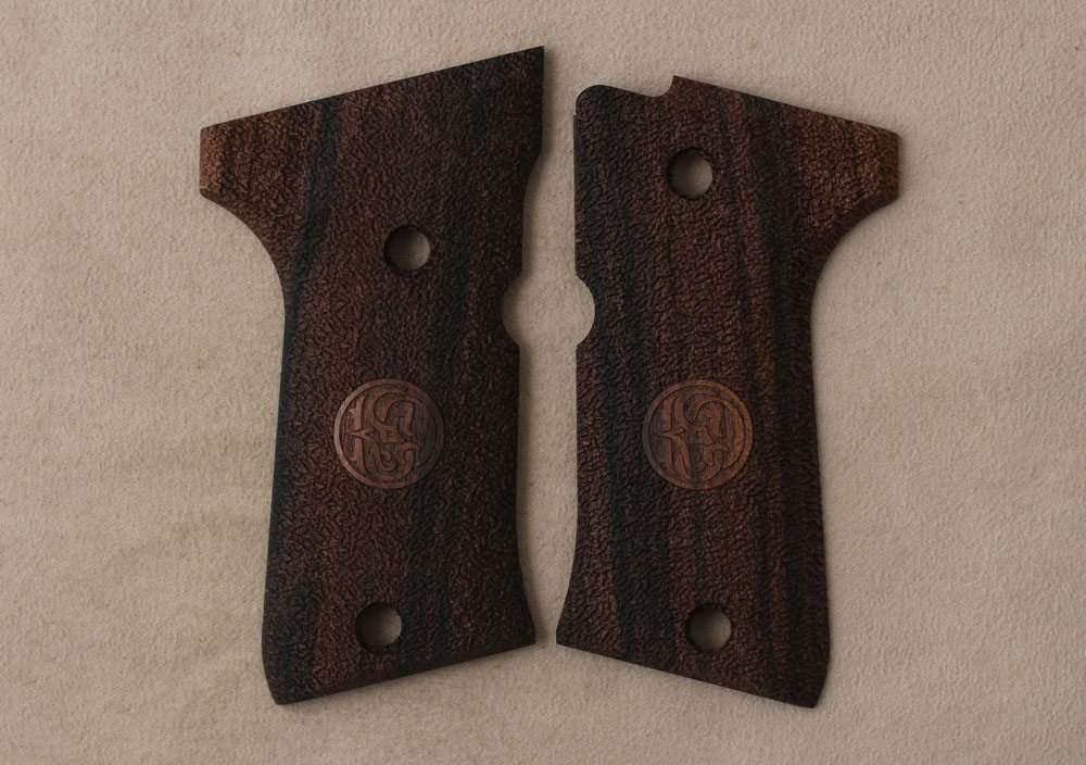Beretta 92 Compact Ceviz Ağacı Lazer Logo 