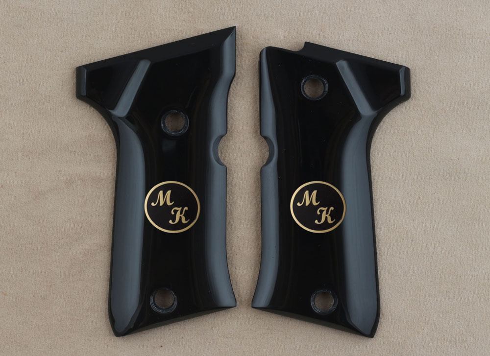 Beretta 92 Compact Siyah Akrilik Pirinç + Mine Logo 