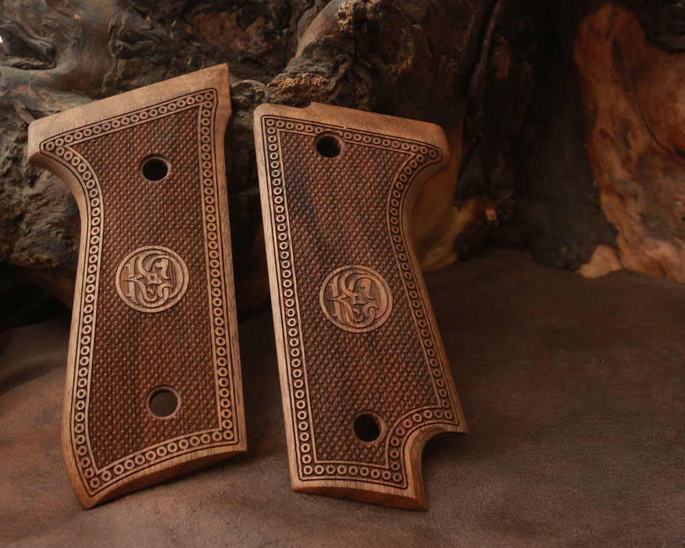 Beretta 92S Ceviz Ağacı Lazer Logo 