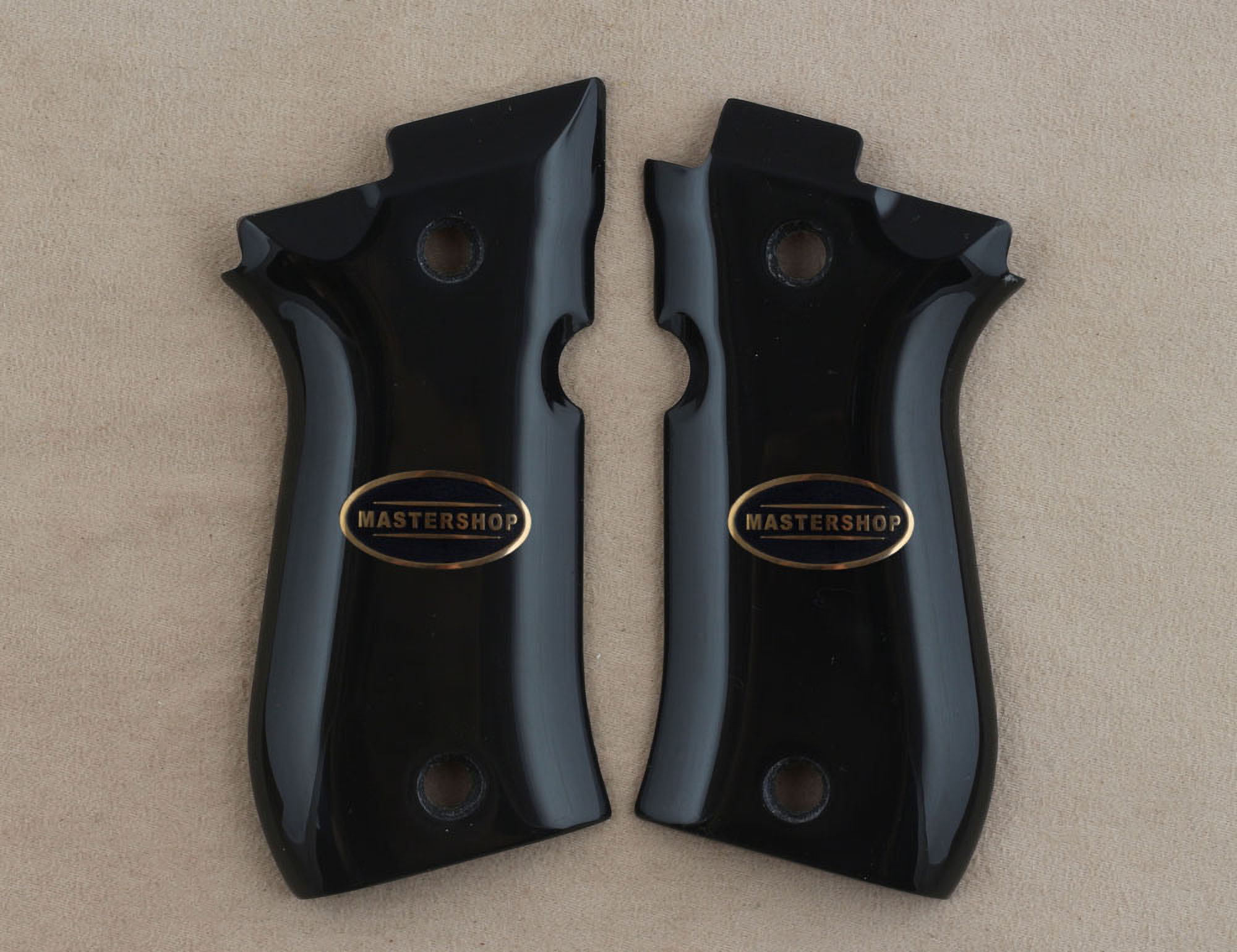 Beretta 81F - 81 FS - 84 F - 84 FS - 84 Cheetah Siyah Akrilik Pirinç + Mine Logo 