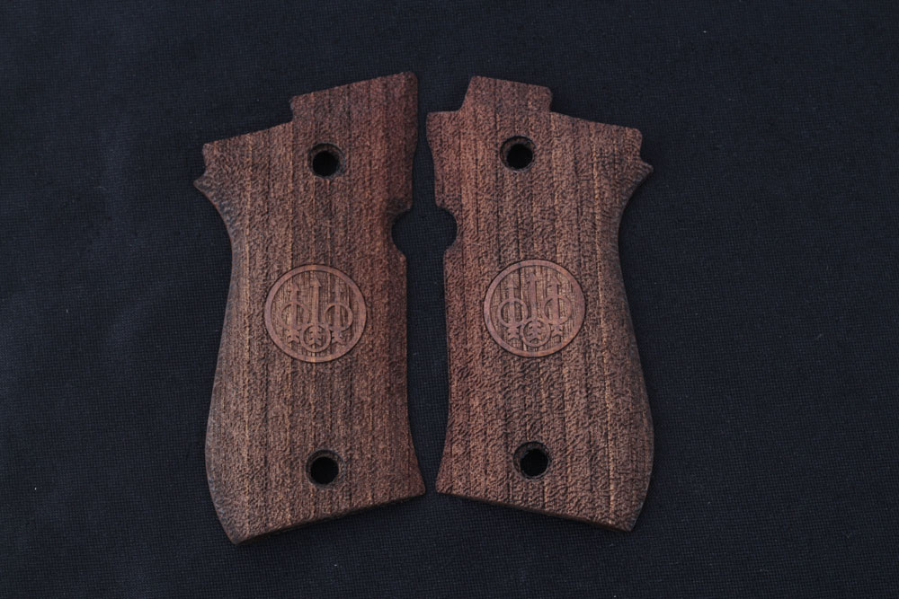 Beretta 81F - 81 FS - 84 F - 84 FS - 84 Cheetah Ceviz Ağacı Lazer Logo 