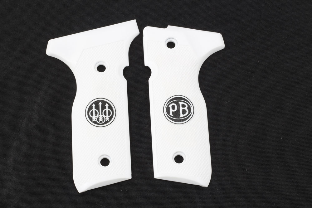 Beretta Mod 8000 / 8040 F Stoger Beyaz Akrilik Lazer + Boyalı Logo 