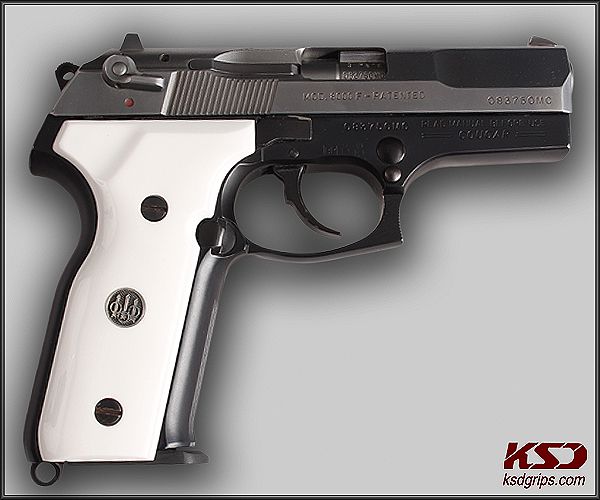 Beretta Mod 8000 / 8040 F Stoger Beyaz Akrilik Gümüş + Mine Logo 