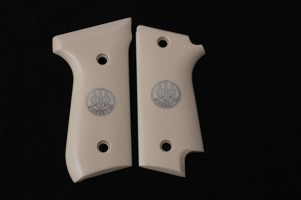 Beretta 92S Rare Fildişi Akrilik Gümüş Logo 