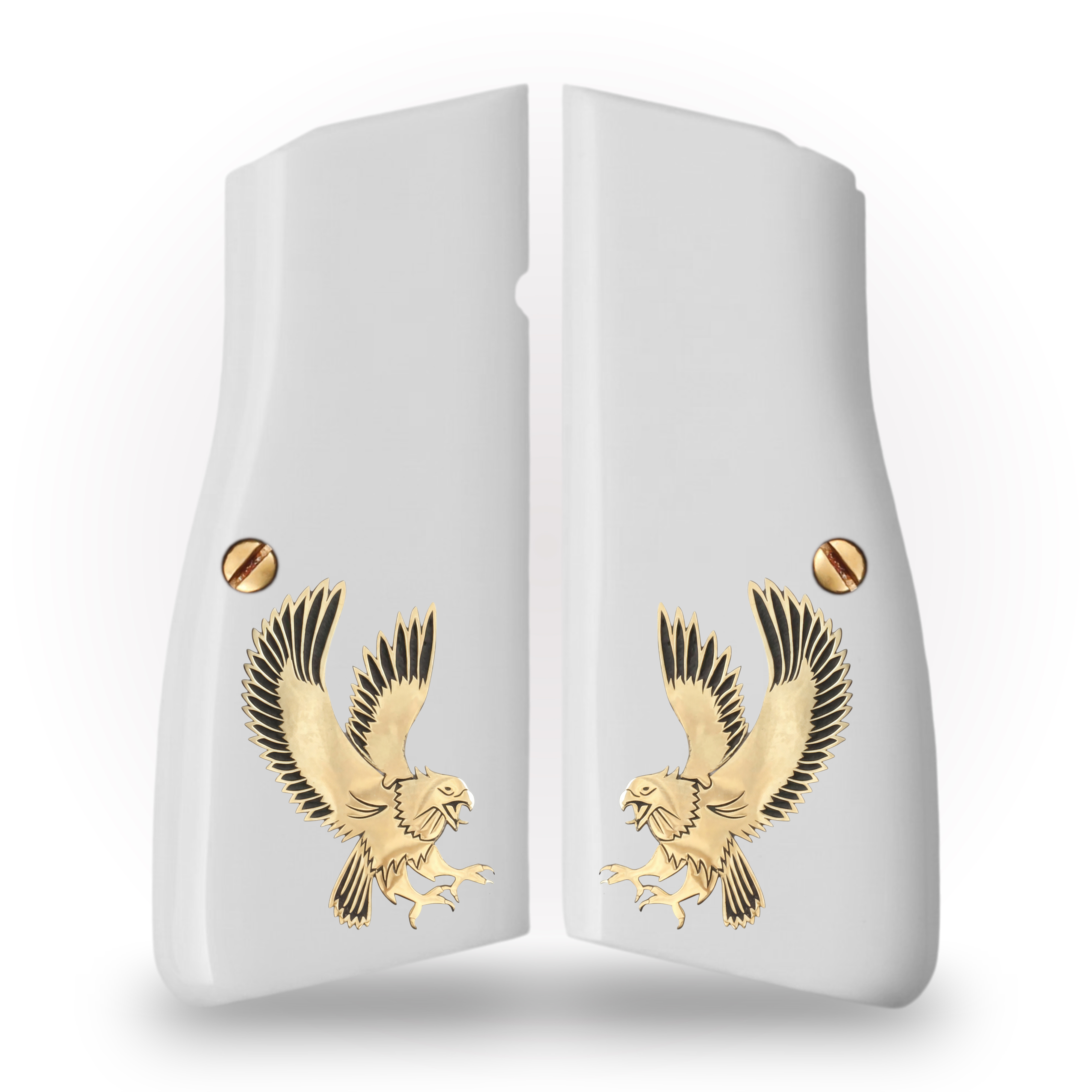 Browning MK3 Beyaz Akrilik Pirinç Logo 