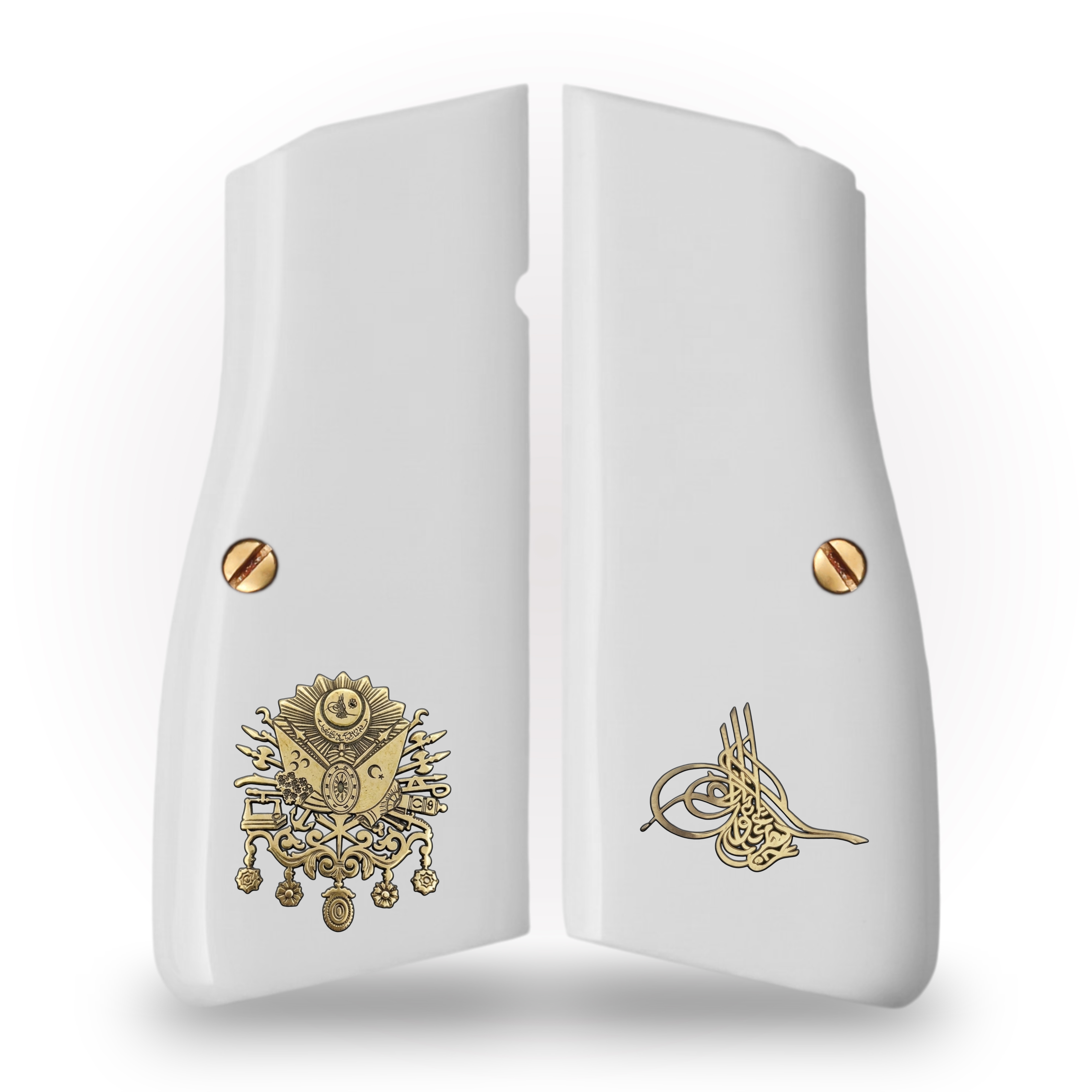 Browning MK3 Beyaz Akrilik Pirinç Logo
