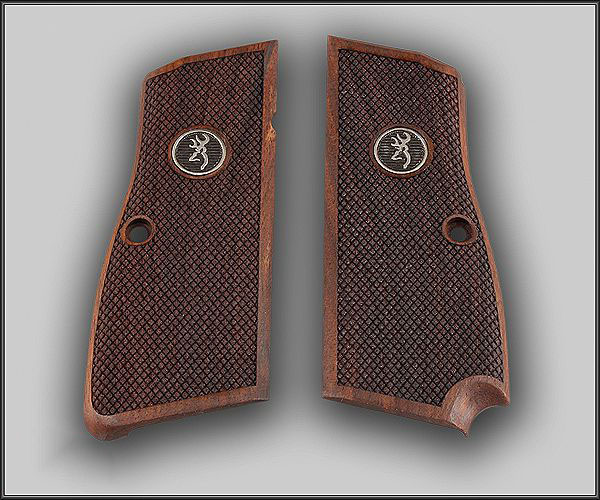 Browning MK3 - Halkalı Ceviz Ağacı Gümüş + Mine Logo 
