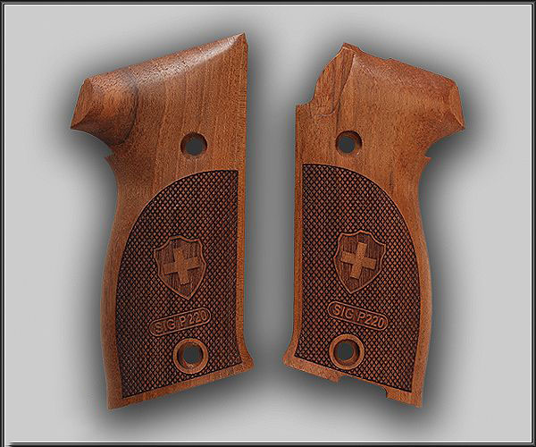 Sig P220 Ceviz Ağacı Lazer Logo 
