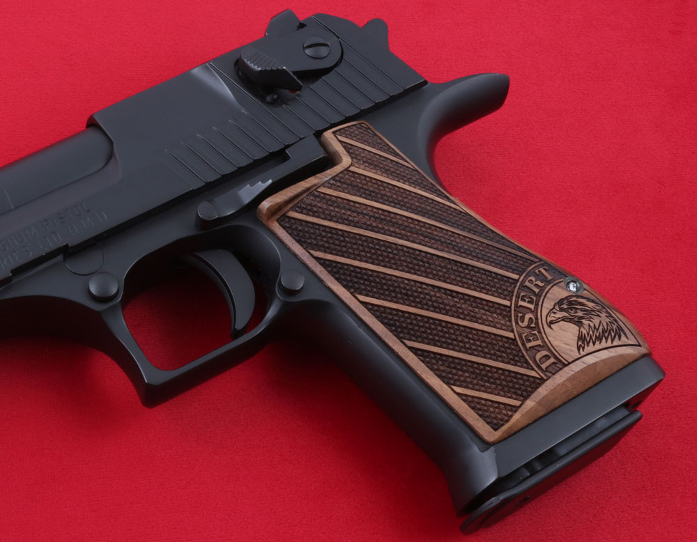 Desert Eagle 3,57/44/50 Cal Ceviz Ağacı Lazer Logo 