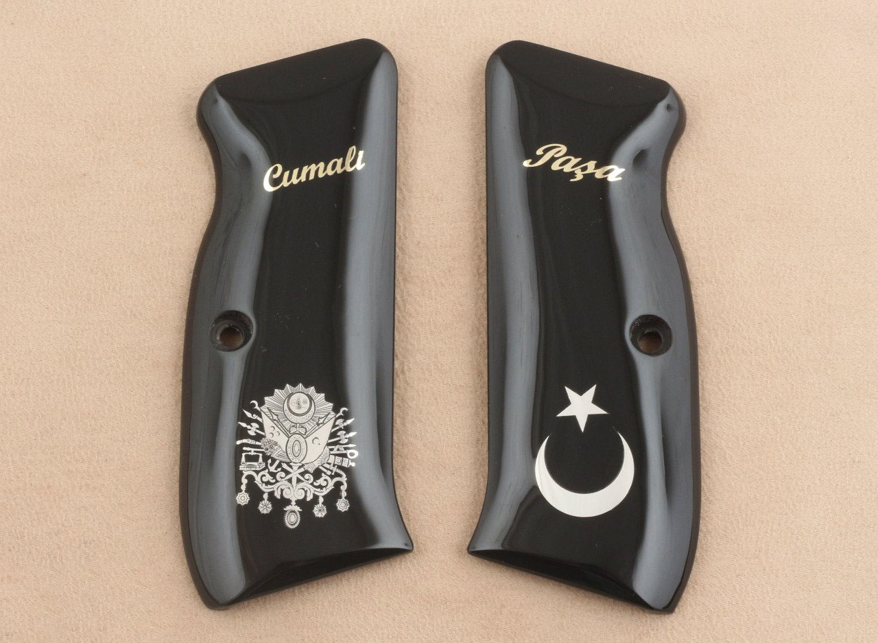 Cz 75 Full Size Siyah Akrilik Gümüş Logo (Büyük) 