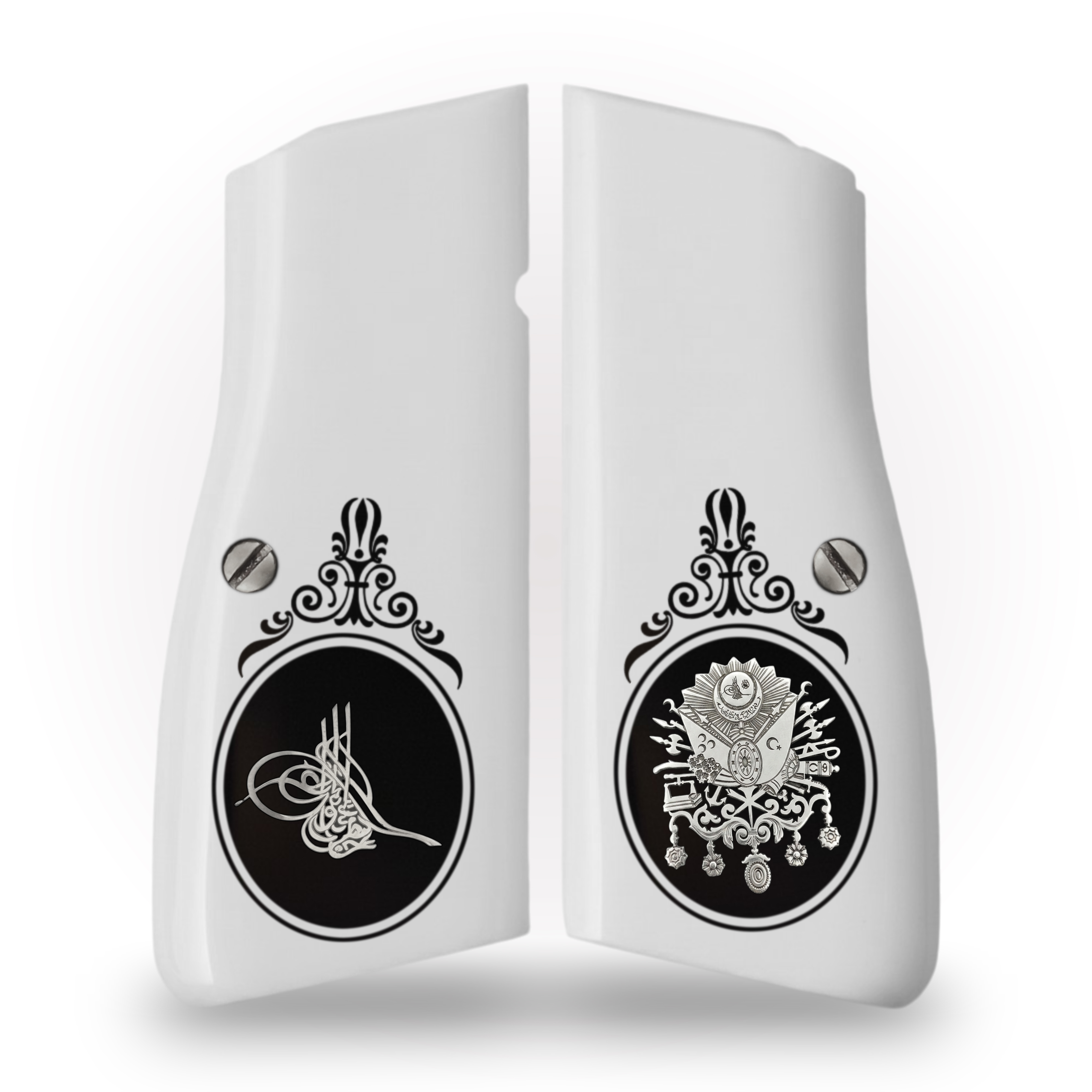 Browning MK3 Beyaz Akrilik Gümüş + Mine Logo 