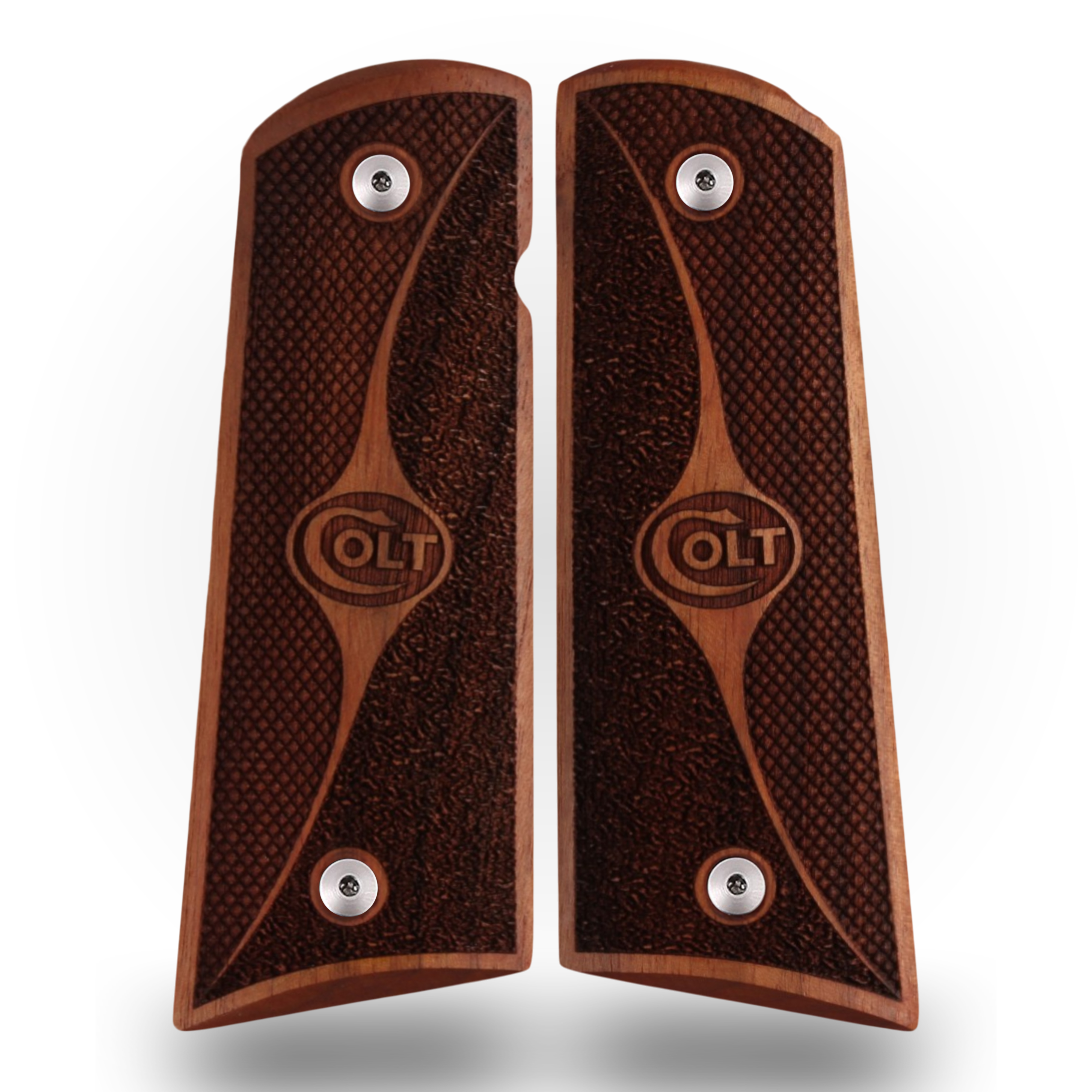 Colt 1911 FIT Model Les Baer, Nowlin, Springfield, Kimber Gül Ağacı Lazer Logo 