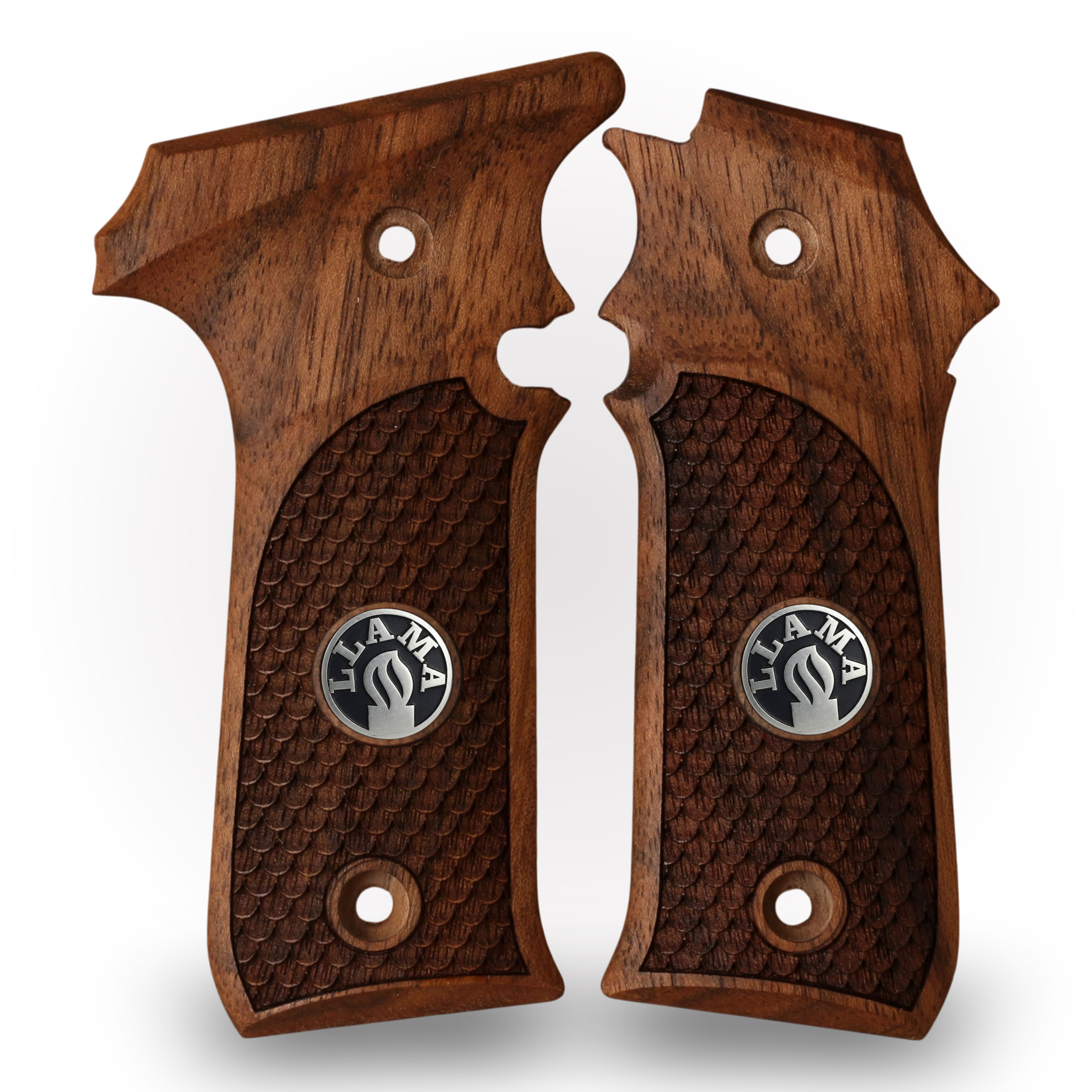 LLama 1911 Style Ceviz Ağacı Gümüş Logo 