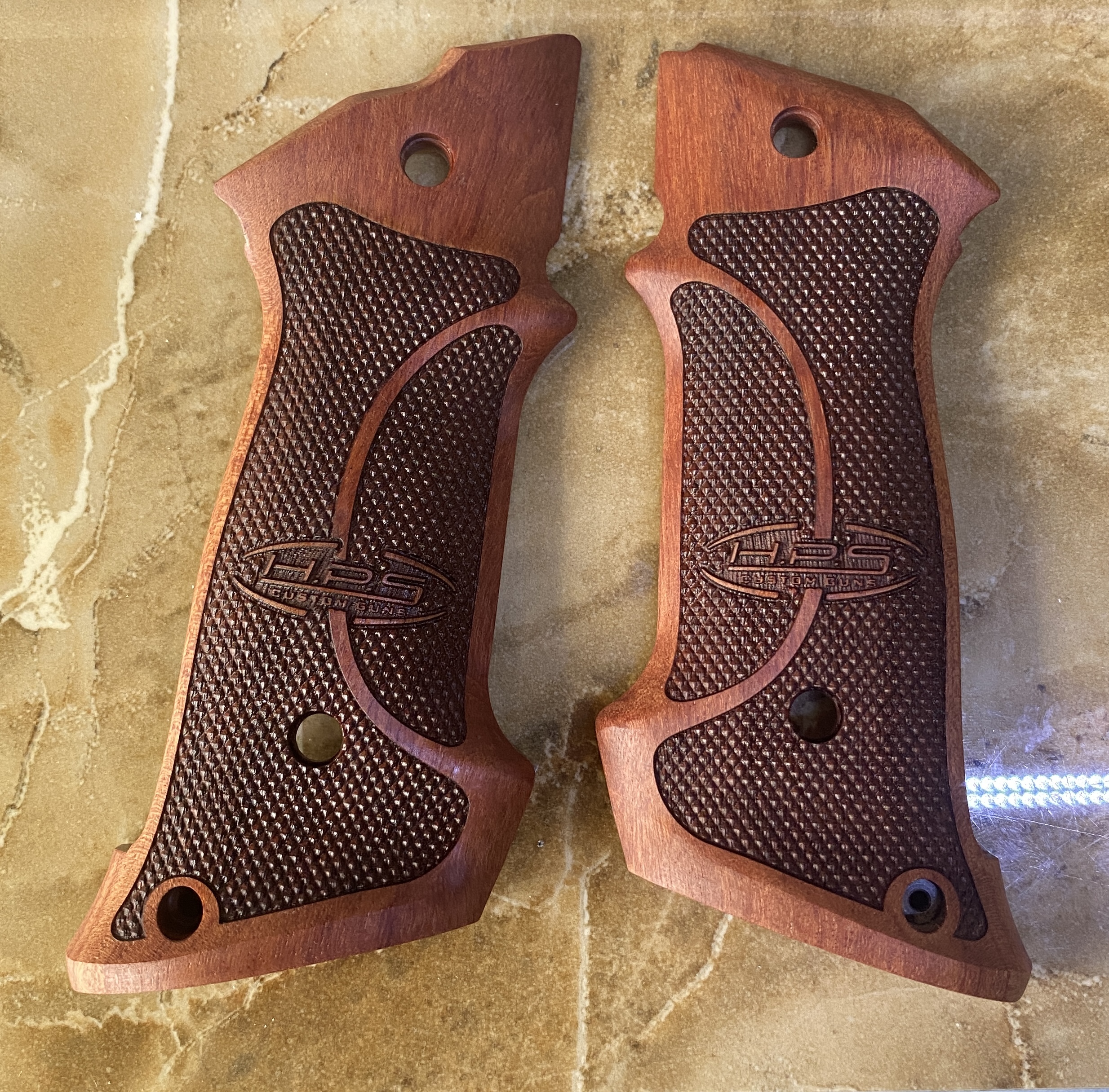 Colt 1911 FIT Model Les Baer, Nowlin, Springfield, Kimber Gül Ağacı Lazer Logo 
