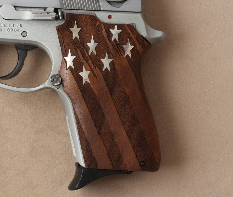 Smith Wesson 3913 TSW Ceviz Ağacı Gümüş Logo 