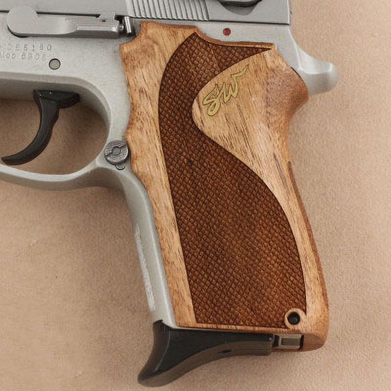 Smith Wesson 3913 TSW Ceviz Ağacı Pirinç Logo 