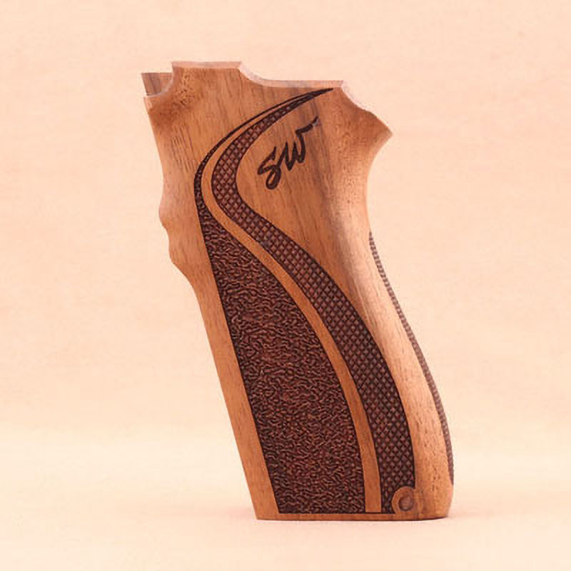 Smith Wesson 3904/3906 Ceviz Ağacı Lazer Logo 