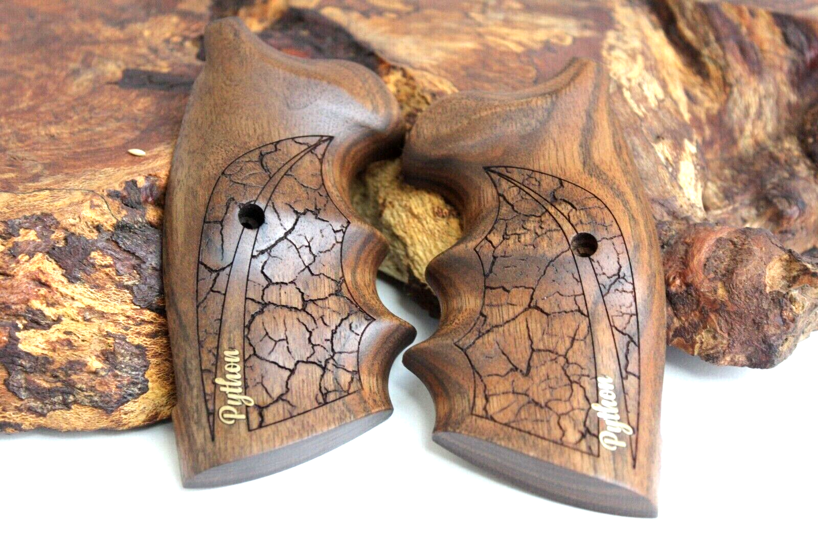 Colt Python & New Anaconda Special Walnut Grips (2020-2021-2022 Only )