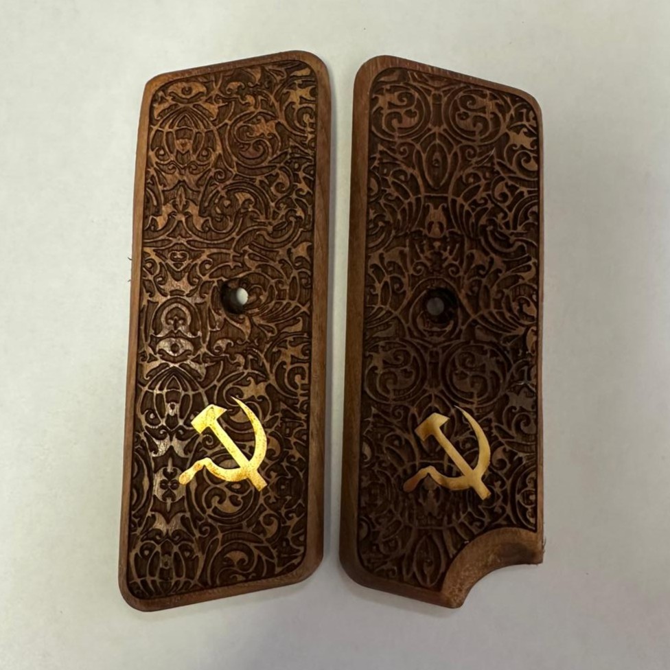 Tokarev M 57 / TT-30 - Ceviz Ağacı - Pirinç Logo