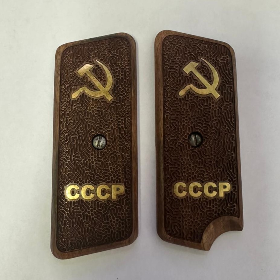 Tokarev M 57 / TT-30 Ceviz Ağacı Pirinç Logo