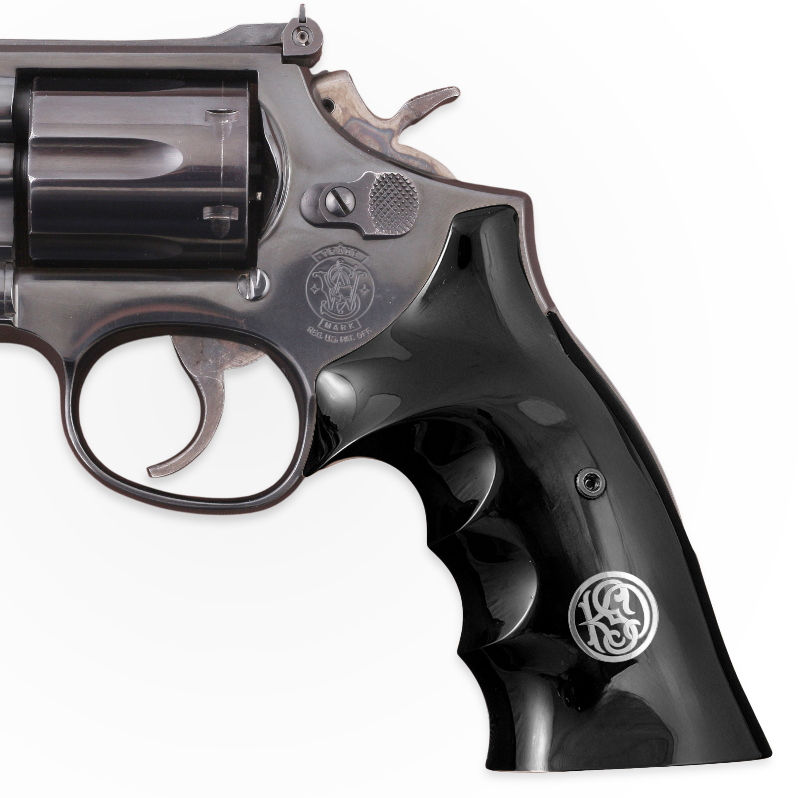Smith Wesson K/L - Frame Square Butt Siyah Akrilik Gümüş Logo 