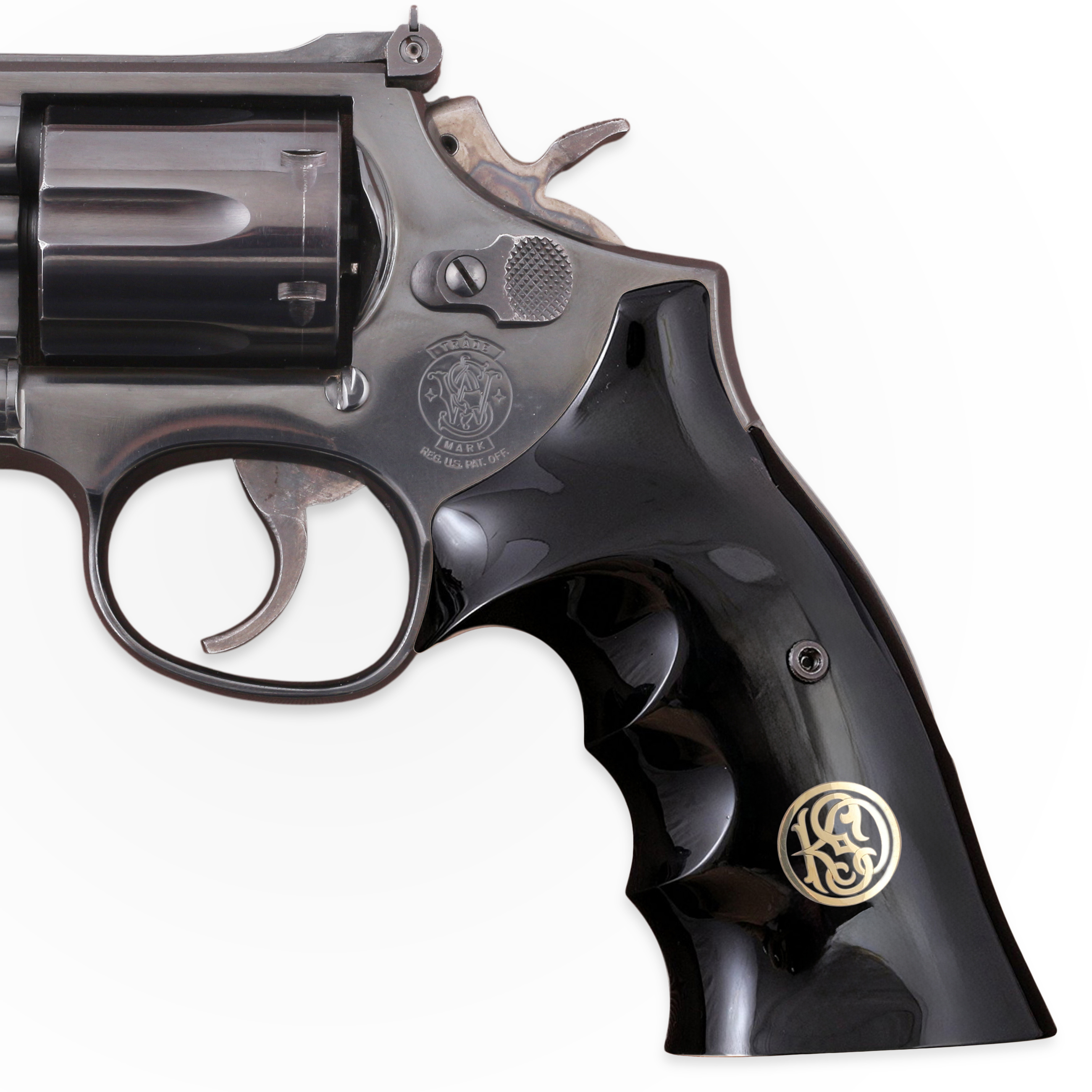 Smith Wesson K/L - Frame Square Butt Siyah Akrilik Pirinç Logo 
