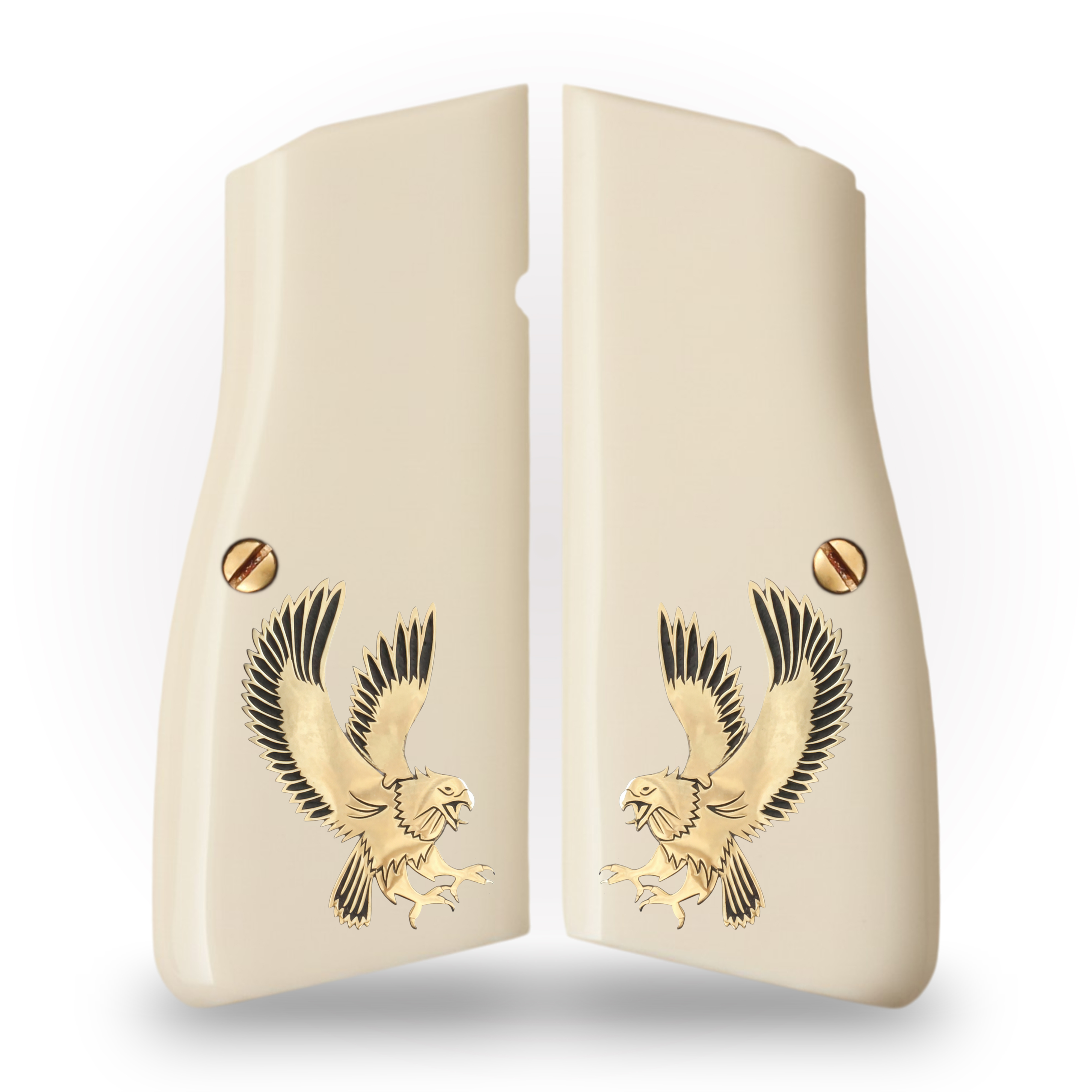 Browning MK3 Fildişi Akrilik Pirinç Logo 