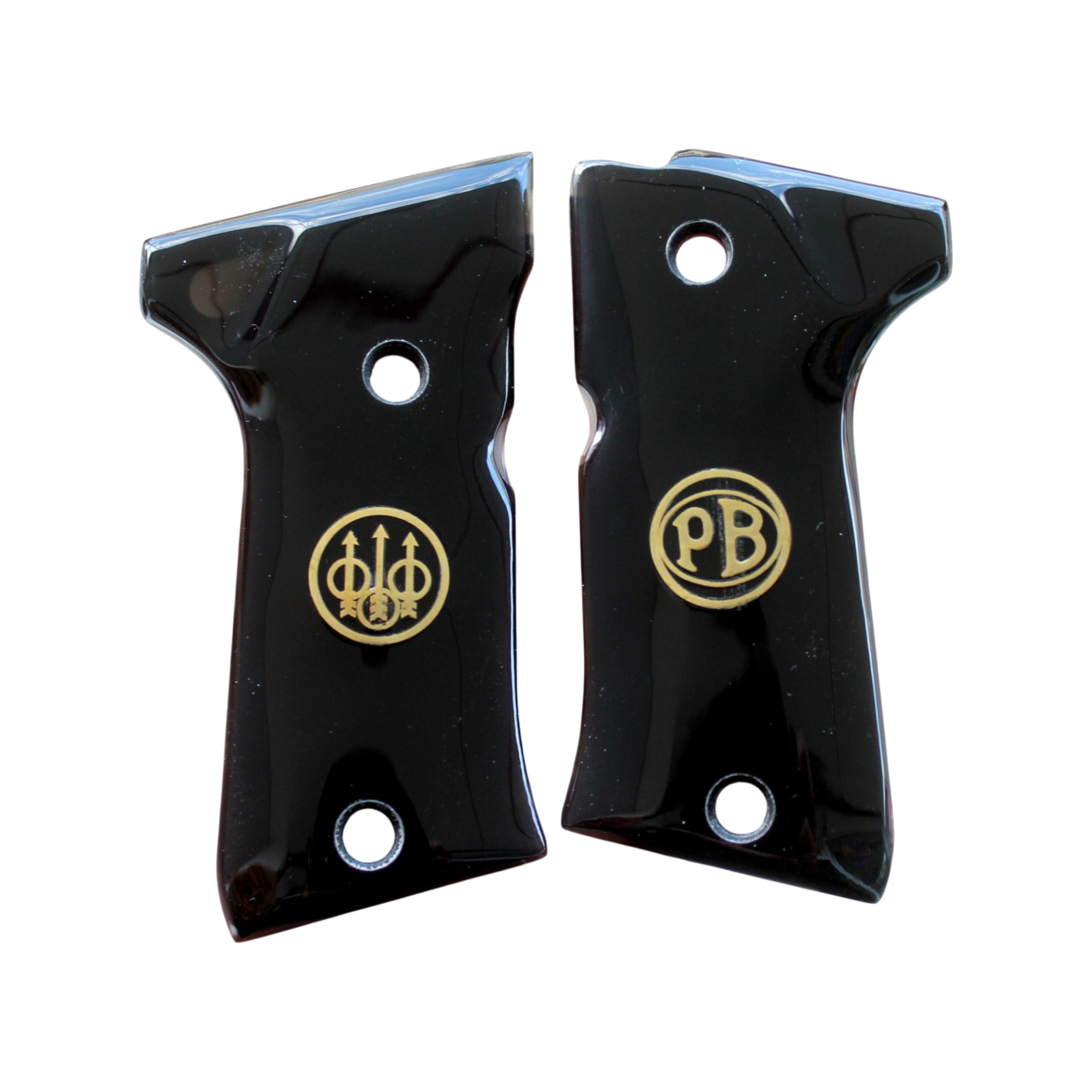 Beretta 92 Compact Siyah Akrilik Pirinç Logo 
