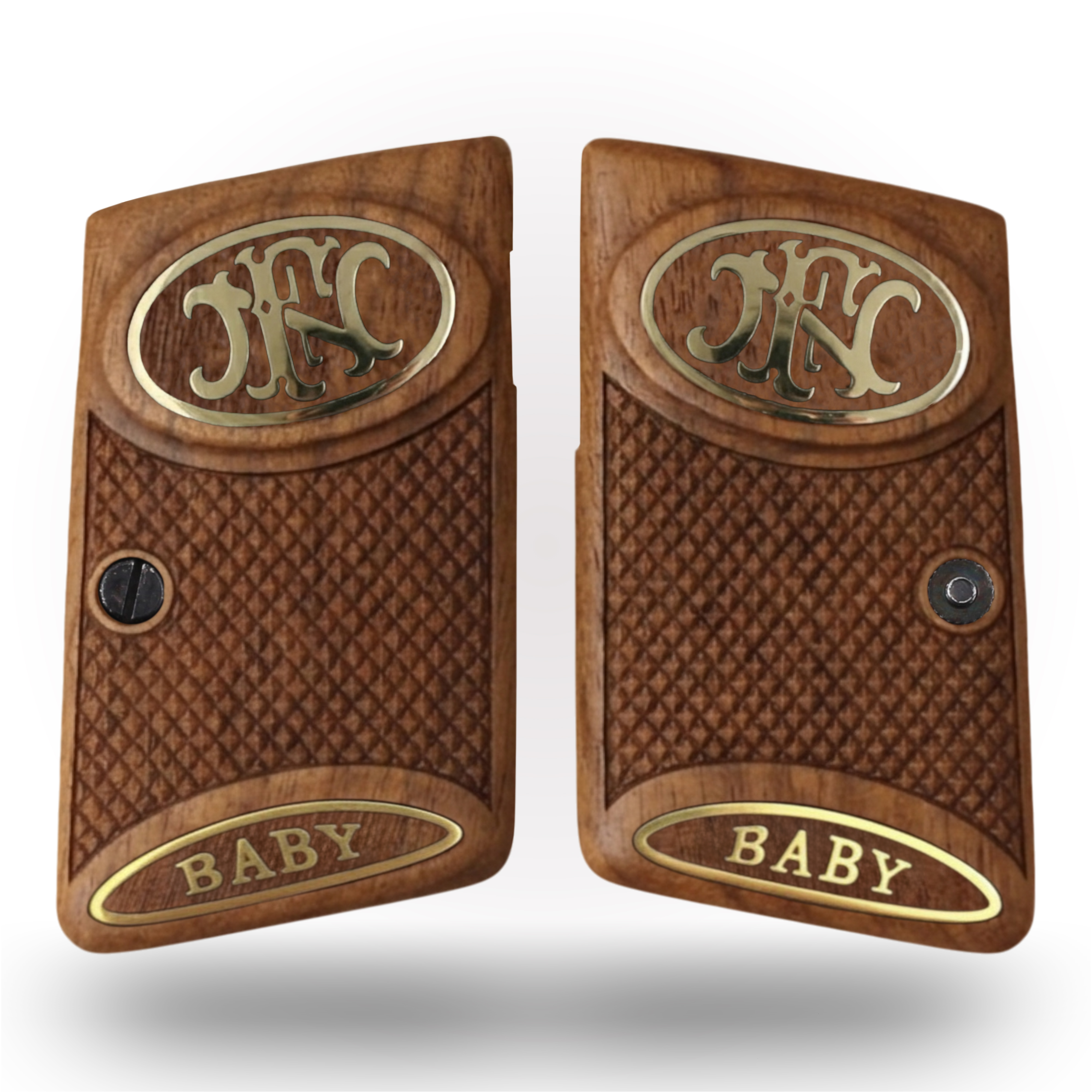 Browning Baby Ceviz Ağacı Gümüş Logo (Büyük) 